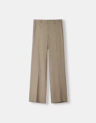 Pantalón sastre ancho Mink