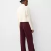 Pantalón sastre ancho Maroon Pantalón sastre ancho Maroon