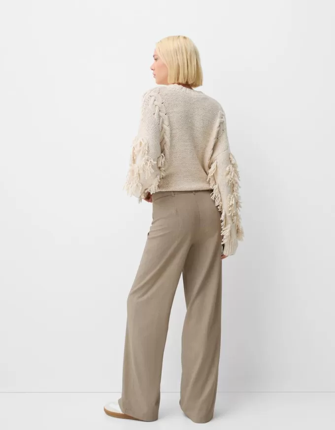 Pantalón sastre ancho Mink Pantalón sastre ancho Mink