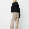 Pantalón sastre ancho Beige Pantalón sastre ancho Beige