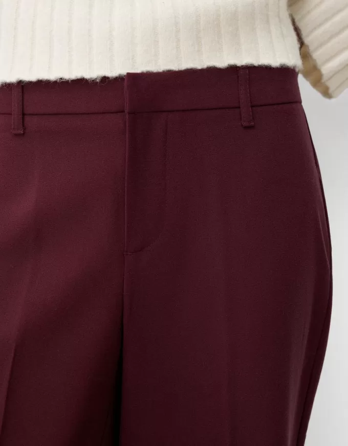 Pantalón sastre ancho Maroon Pantalón sastre ancho Maroon