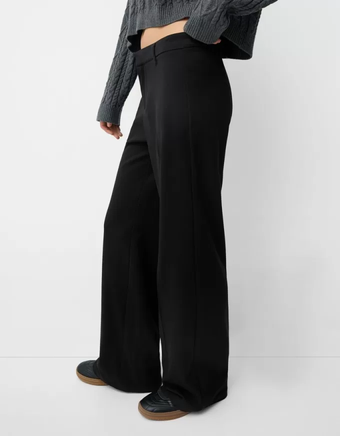 Pantalón sastre ancho Black