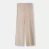 Pantalón sastre ancho Beige Pantalón sastre ancho Beige