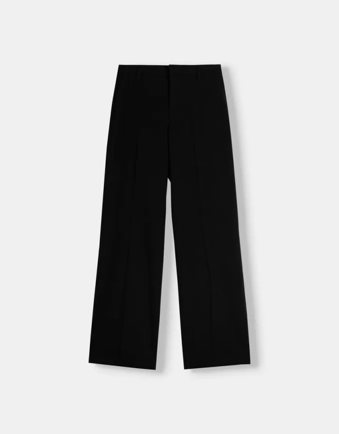 Pantalón sastre ancho Black
