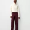 Pantalón sastre ancho Maroon Pantalón sastre ancho Maroon