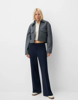 Pantalón sastre ancho Navy