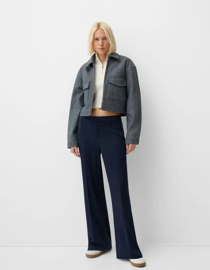 Pantalón sastre ancho Navy