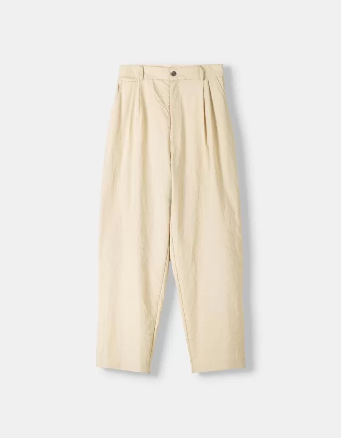 Pantalón super baggy con pinzas Sand Pantalón super baggy con pinzas Sand