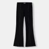 Pantalones acampanados con tachuelas Black