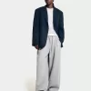 Pantalones anchos suaves Grey