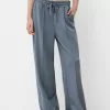 Pantalones anchos suaves Dark grey