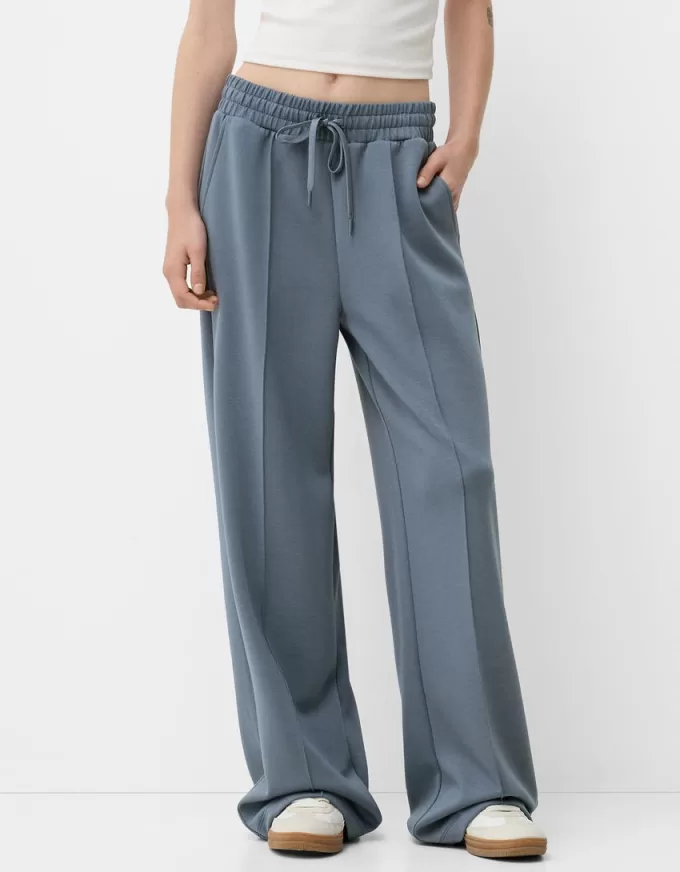 Pantalones anchos suaves Dark grey
