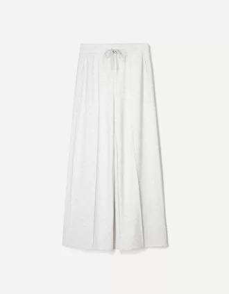 Pantalones anchos suaves Grey