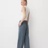 Pantalones anchos suaves Dark grey