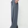 Pantalones anchos suaves Dark grey