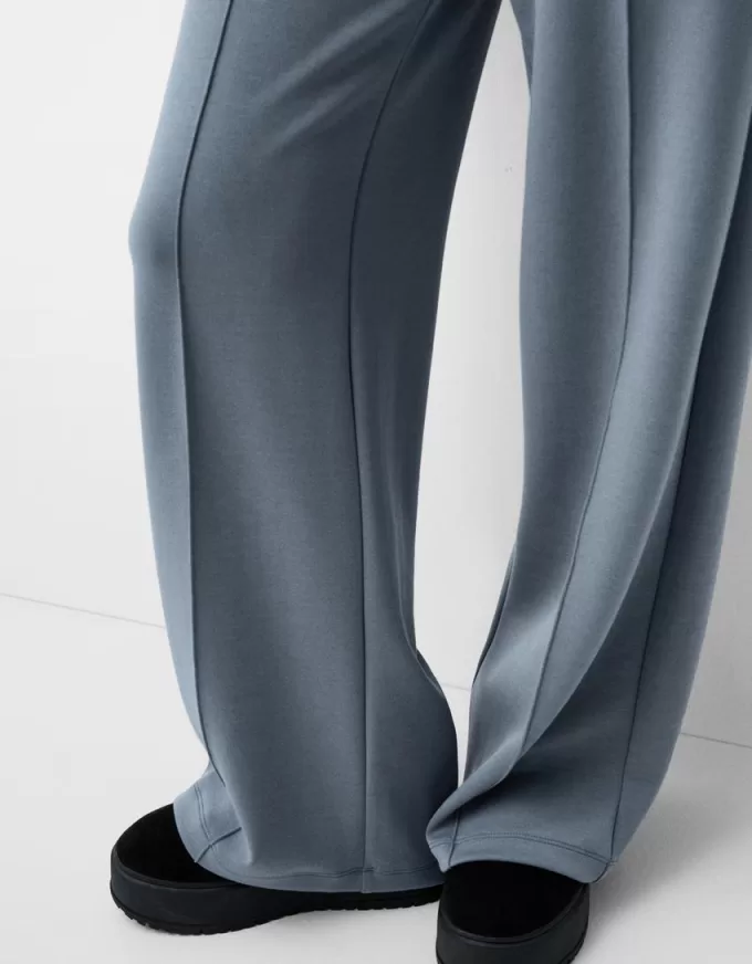 Pantalones anchos suaves Dark grey