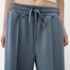 Pantalones anchos suaves Dark grey