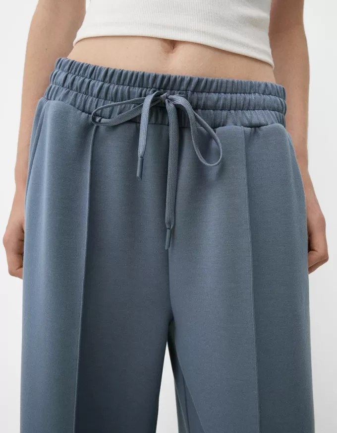 Pantalones anchos suaves Dark grey