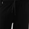 Pantalones anchos suaves Black