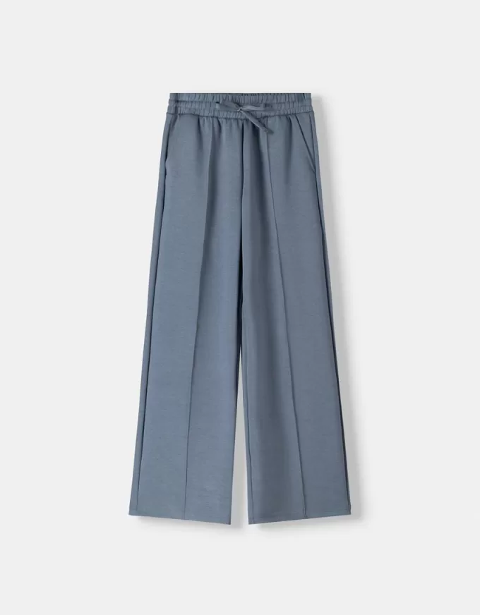 Pantalones anchos suaves Dark grey