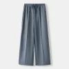 Pantalones anchos suaves Dark grey