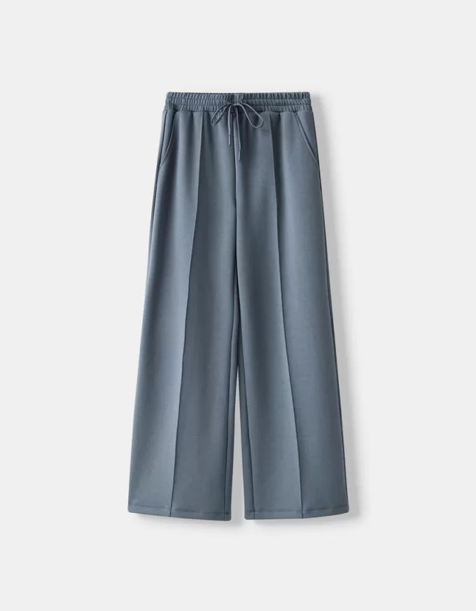 Pantalones anchos suaves Dark grey