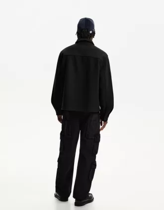 Pantalones baggy multicargo Black