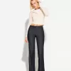 Pantalones boot-cut de talle bajo Dark blue