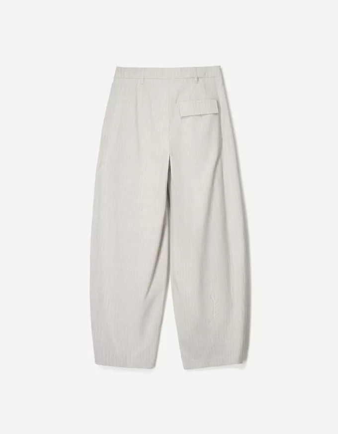 Pantalones de sastre con corte globo Dark grey