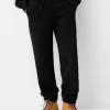 Pantalones deportivos de felpa Black