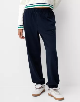 Pantalones deportivos de felpa Navy