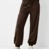 Pantalones deportivos de felpa Brown