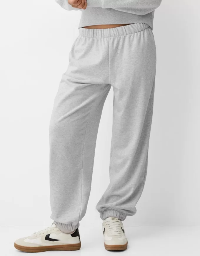 Pantalones deportivos de felpa Grey
