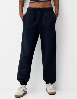 Pantalones deportivos de felpa Navy