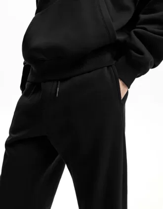 Pantalones deportivos de felpa Black
