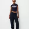 Pantalones deportivos de felpa Navy