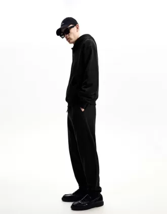 Pantalones deportivos de felpa Black