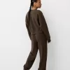 Pantalones deportivos de felpa Brown