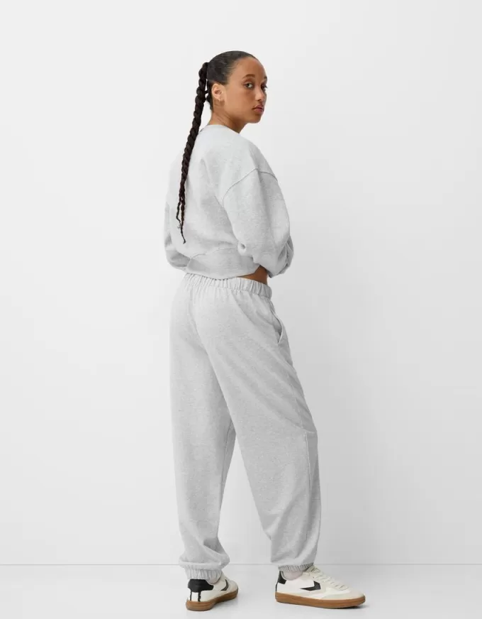 Pantalones deportivos de felpa Grey