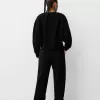 Pantalones deportivos de felpa Black