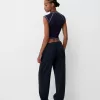 Pantalones deportivos de felpa Navy