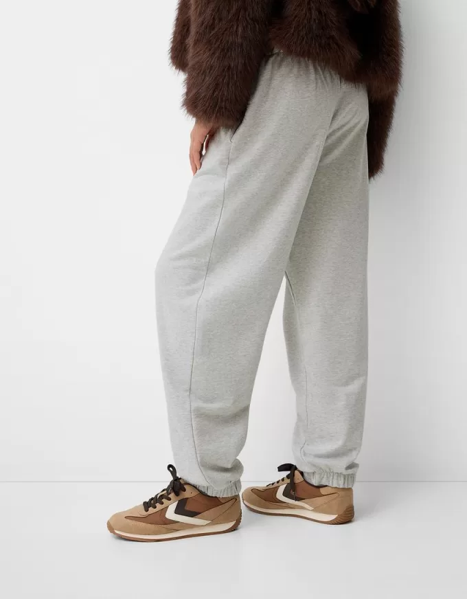 Pantalones deportivos de felpa Grey