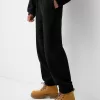 Pantalones deportivos de felpa Black