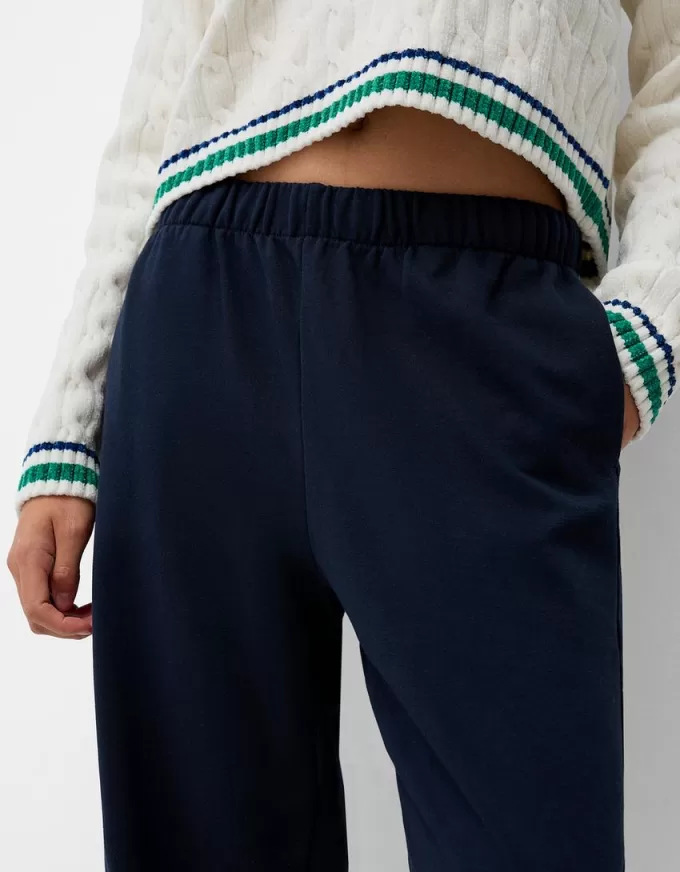 Pantalones deportivos de felpa Navy