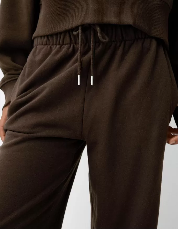 Pantalones deportivos de felpa Brown