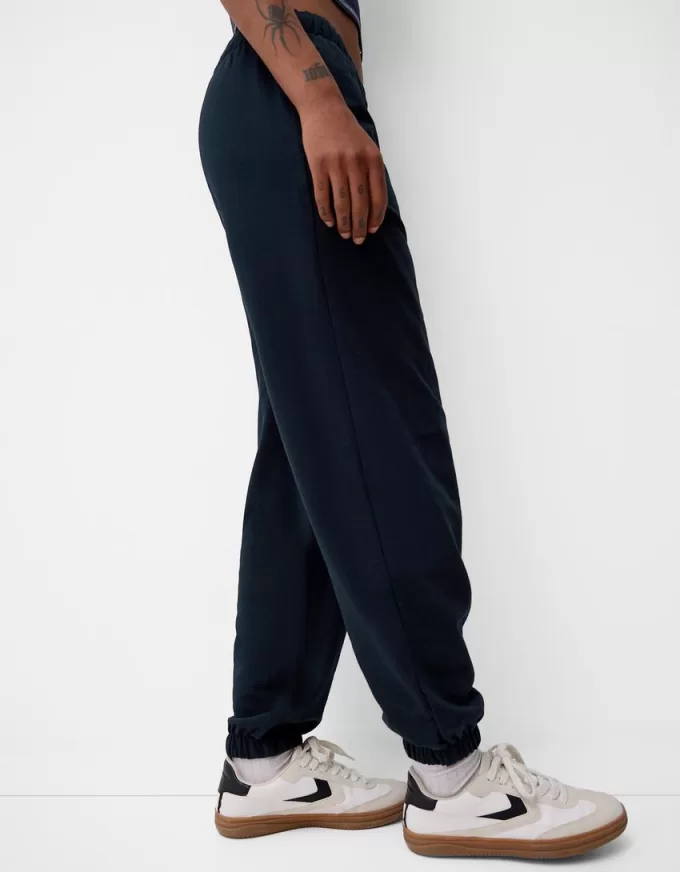 Pantalones deportivos de felpa Navy