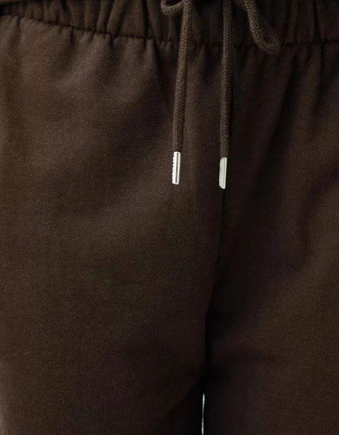 Pantalones deportivos de felpa Brown