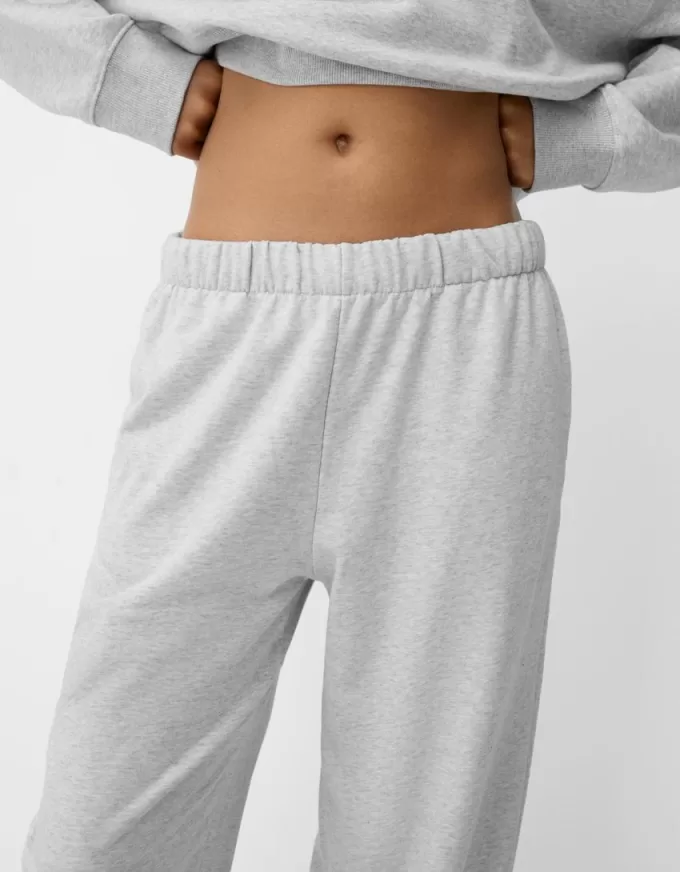 Pantalones deportivos de felpa Grey