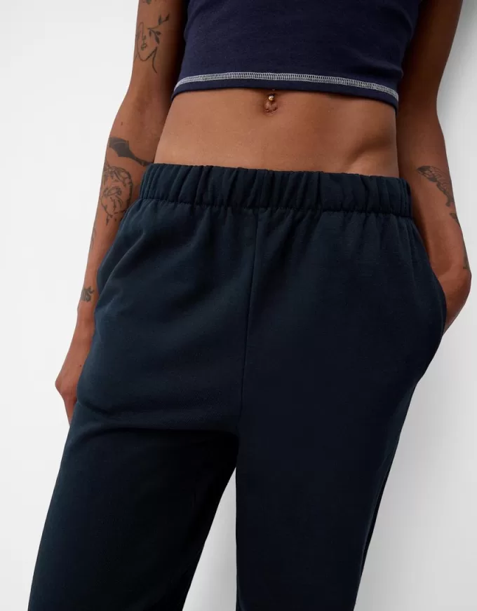 Pantalones deportivos de felpa Navy