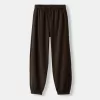 Pantalones deportivos de felpa Brown